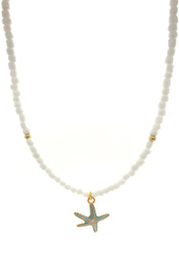 Short necklace with Sea Star Charm
