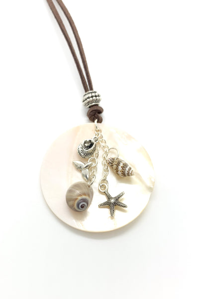 Long necklace with Sea Shell Amulet