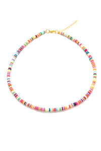 Short necklace multicolour