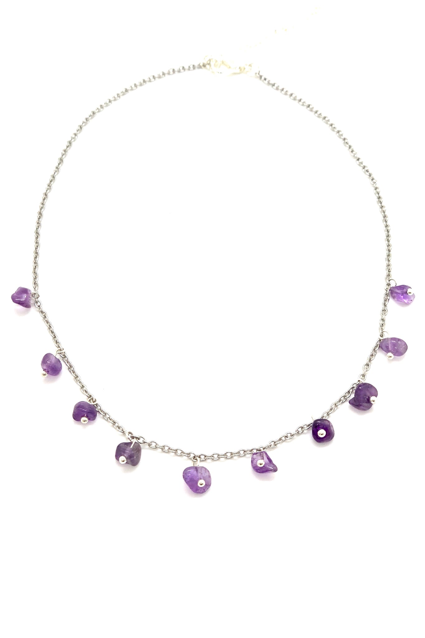 Choker with Purple Minerals
