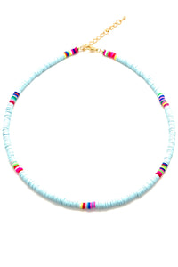 Necklace Heishi Blue