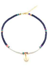 Necklace Heishi Dark Blue