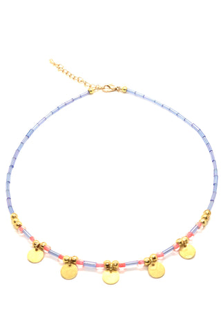 Necklace Lila Discs