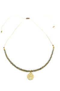 Necklace mandala gold