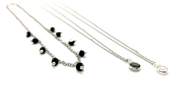 Choker with black charms